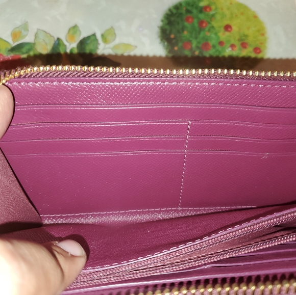 Coach 54007 Accordion zip wallet Crossgrain Leathe - Picture 3 of 4